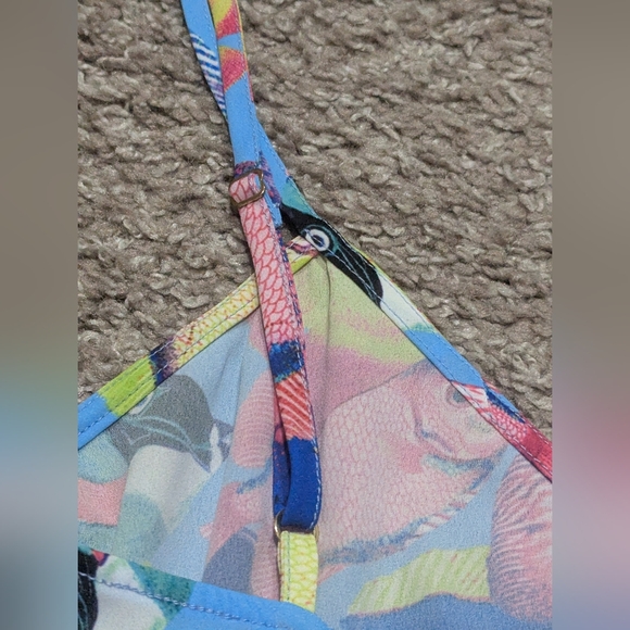 Show Me Your Mumu Under The Sea Romper Tropical Fish XS NWT XS - Picture 5 of 7